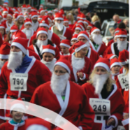 Santa Dash in aid of Oakhaven Hospice