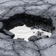 Potholes and road closures