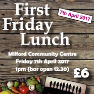 Forca First Friday Lunch at Milford Community Centre