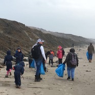 Durlston Court beach clean up